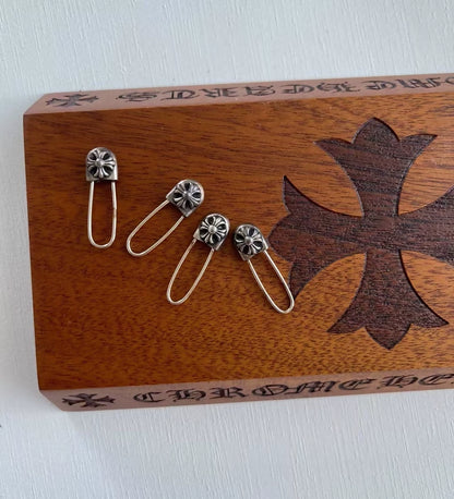 Chrome Hearts brooch earrings