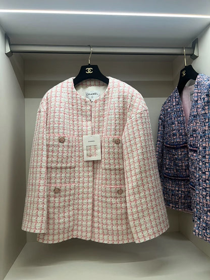Chanel 22s oversized pink jacket