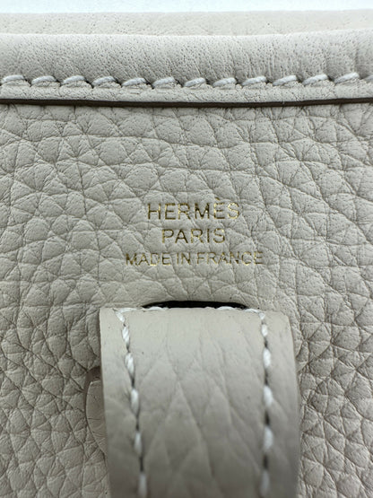 Hermes Mini Evelyne Clemence Craie GHW Stamp K 2025
