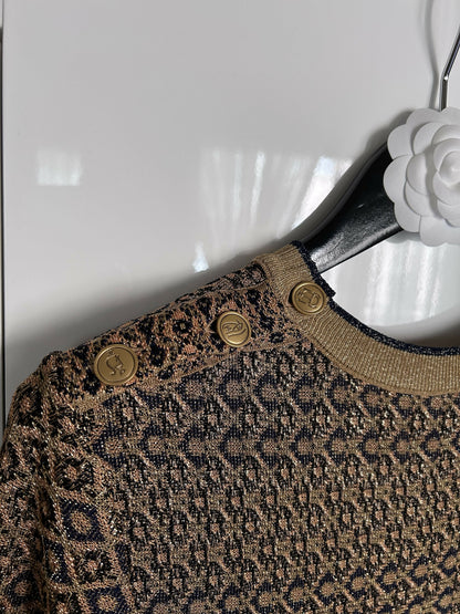 Chanel Egyptian collection golden dress