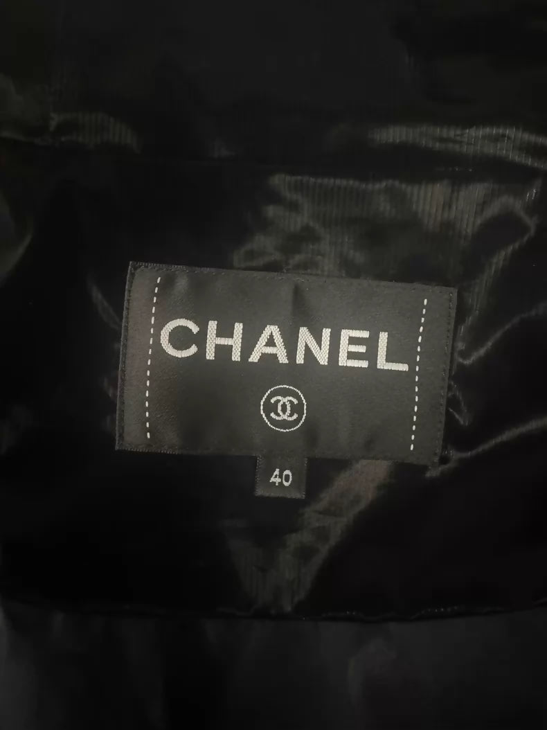 Chanel 24N Black leather Jacket