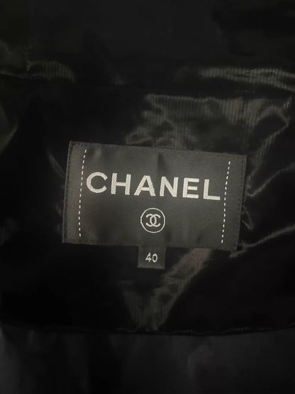Chanel 24N Black leather Jacket