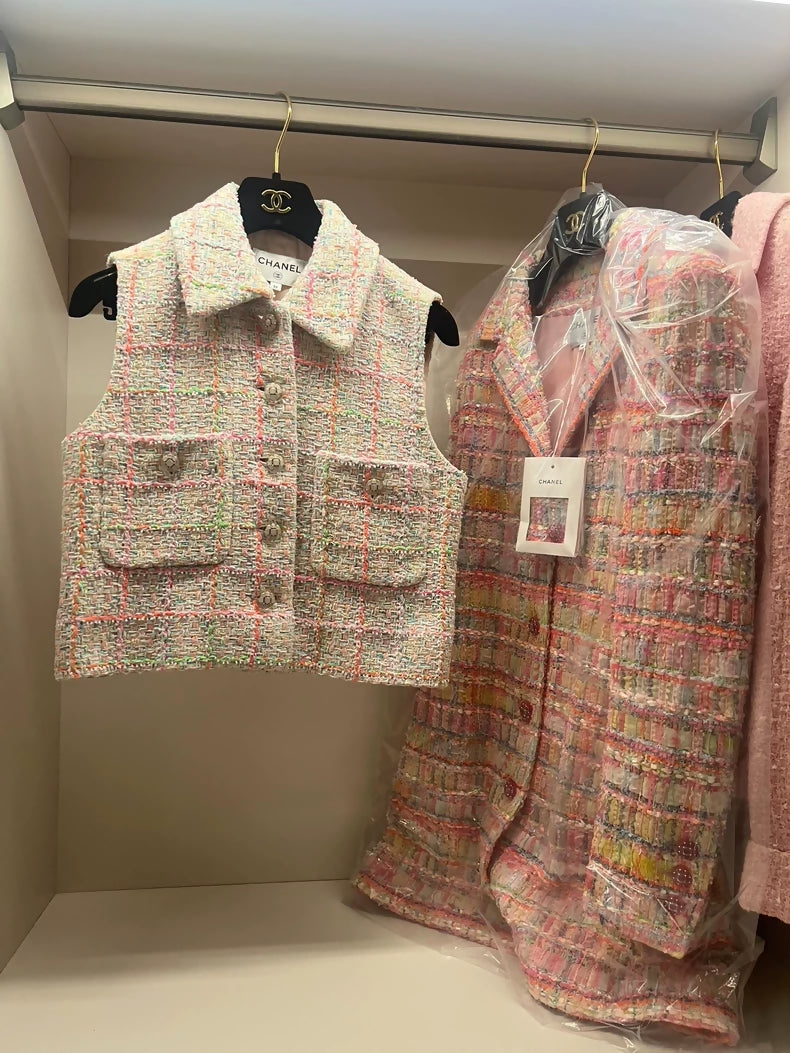 Chanel 24C multicolour tweed