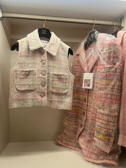 Chanel 24C multicolour tweed