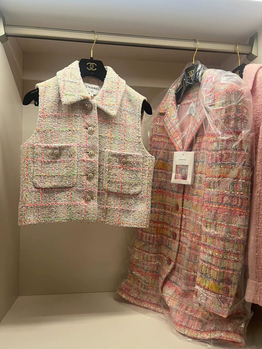 Chanel 24C multicolour tweed