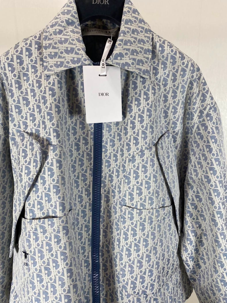 DIOR 2025 Taffeta Jacquard Printed Jacket