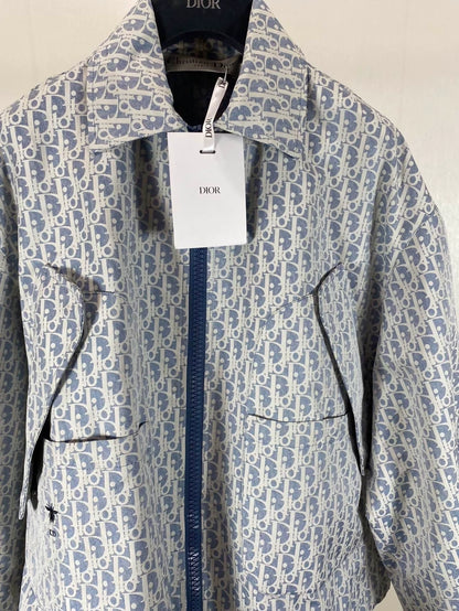 DIOR 2025 Taffeta Jacquard Printed Jacket