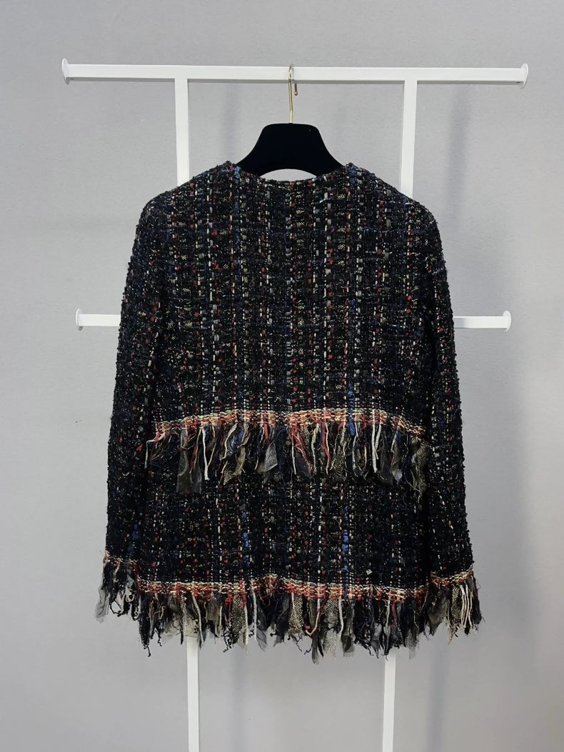 Chanel 2017 Multicolored Tweed Jacket
