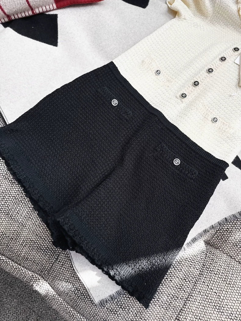 Chanel 24P black & ecru jumpsuit
