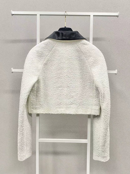 Chanel Black and White Color-Blocked Short