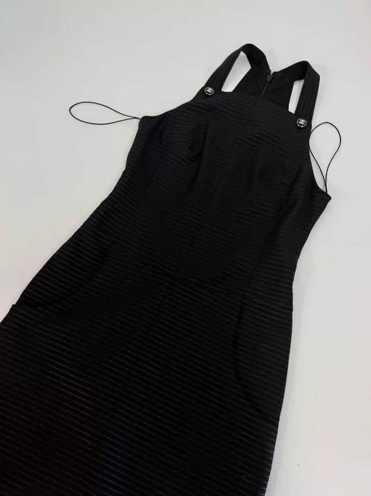 Chanel 23P Black Dress