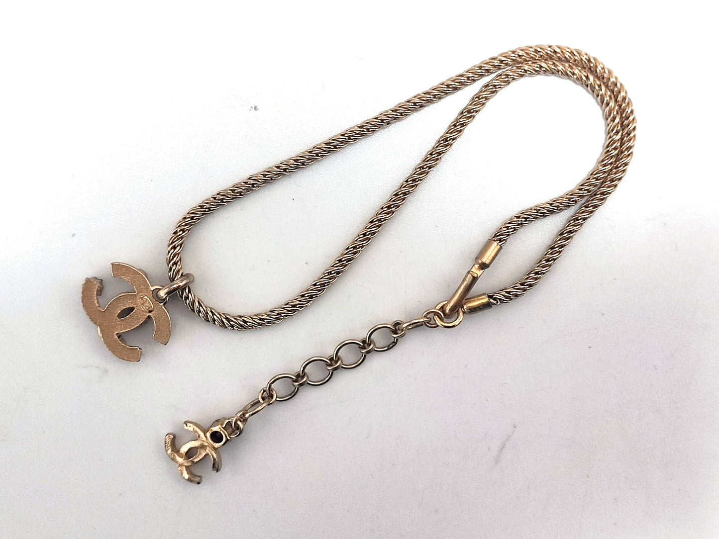 Chanel Vintage 01A Gripoix Multicoloured Coco Mark Necklace