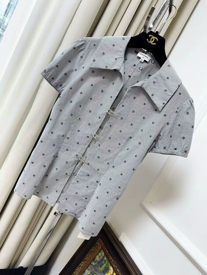 Chanel 24P grey shirt