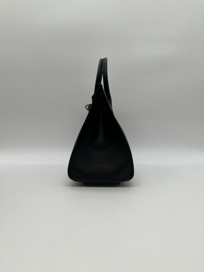 Hermès Birkin 25 Black Madame GHW Y 2020