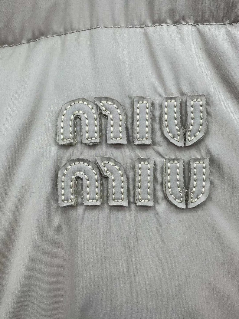 Miu Miu 2024 Fall/Winter New Merard Color Hooded Down Jacket