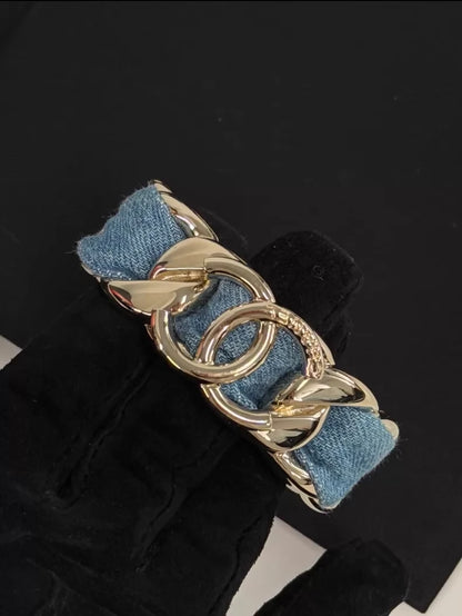 Chanel 25P Denim Bracelet