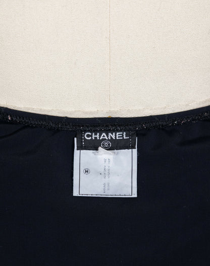 Chanel 1994 Cruise Vintage Black Logo Quilted Bikini