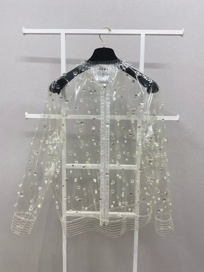 Chanel transparent raincoat