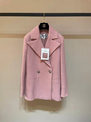 Chanel 22k pink tweed jacket