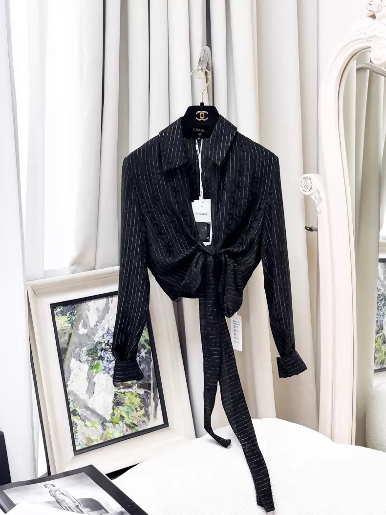 Chanel 23P black Shirt