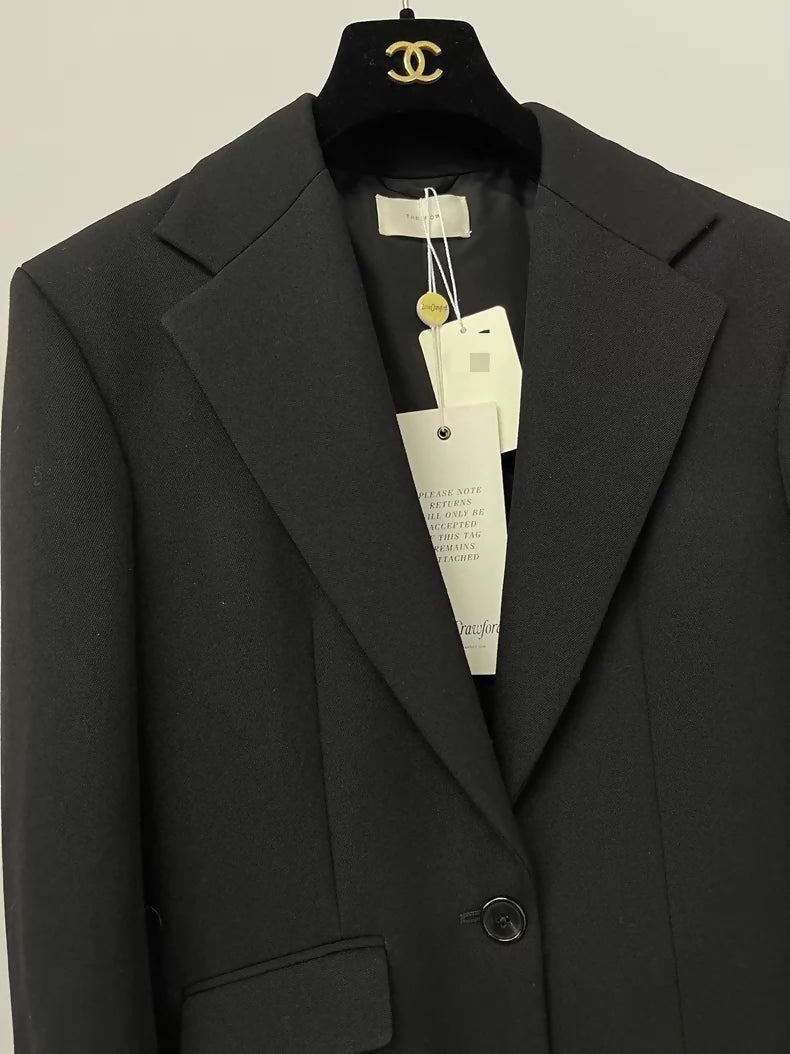 The Row classic black blazer