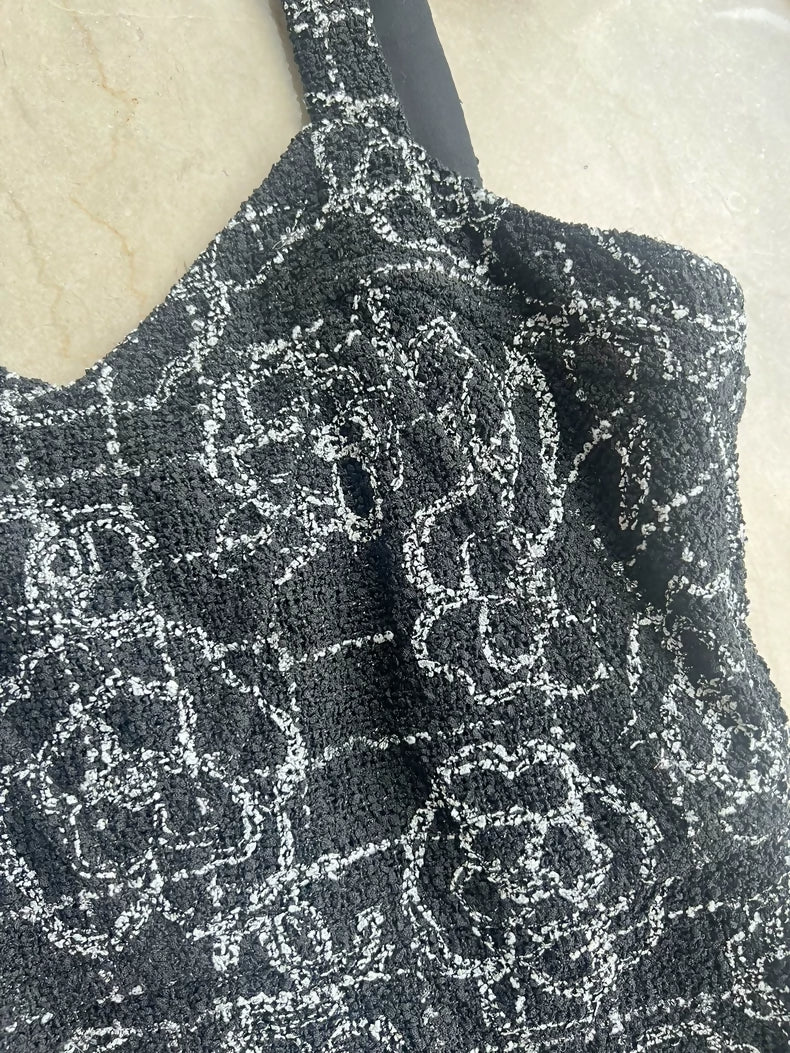 Chanel 24 camellia dress