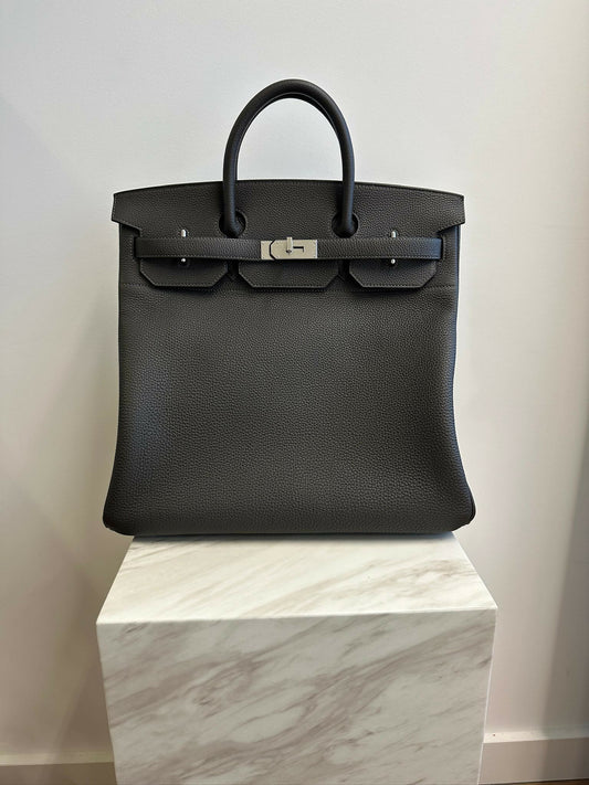 Hermès Haut à Courroies 40 Dark Bronze Togo PHW K 2025