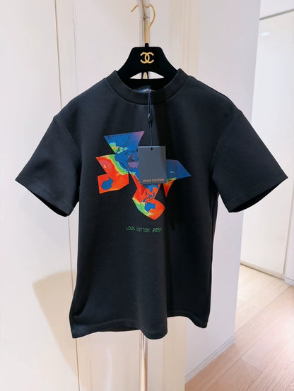 Louis Vuitton thermal print short-sleeved T-shirt