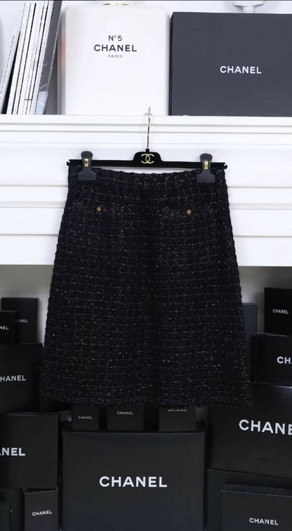 Chanel 2017 Black Skirt