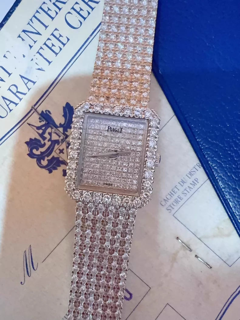 Vintage Piaget G0A02701 Diamond-set Watch, 18k white gold