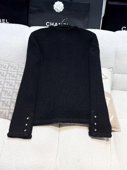 Chanel 23K black tweed jacket