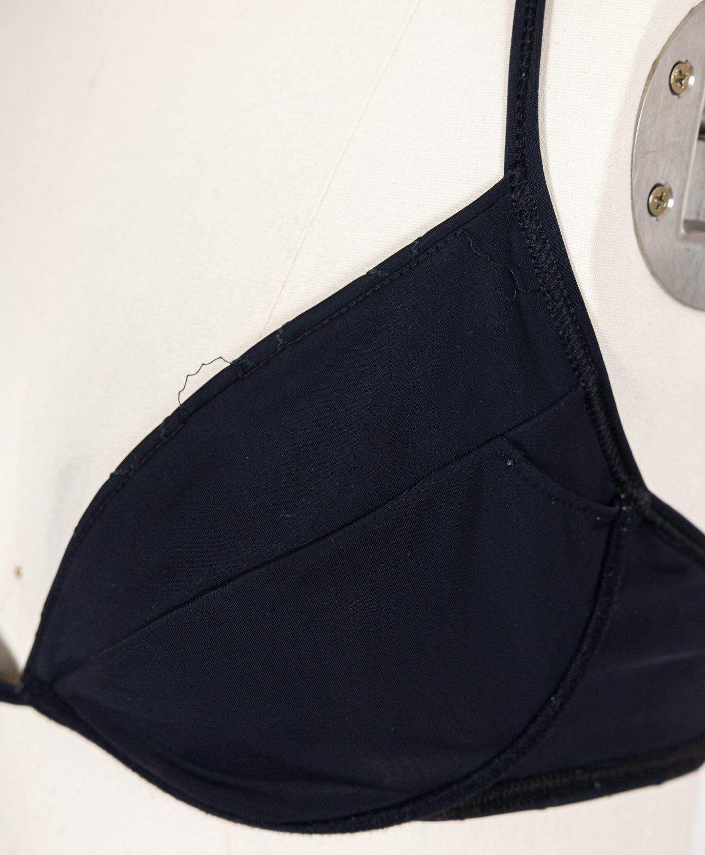 Chanel 1994 Cruise Vintage Black Logo Quilted Bikini