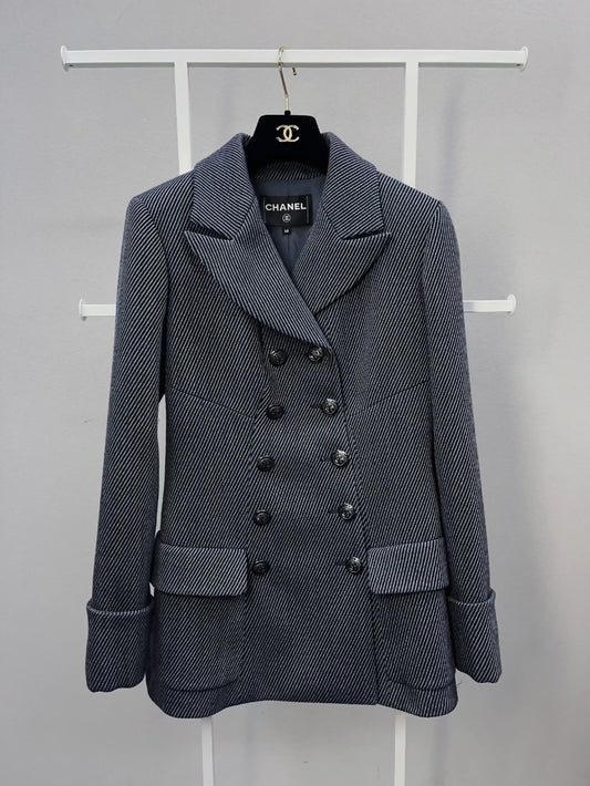 Chanel 2018 dark blue jacket