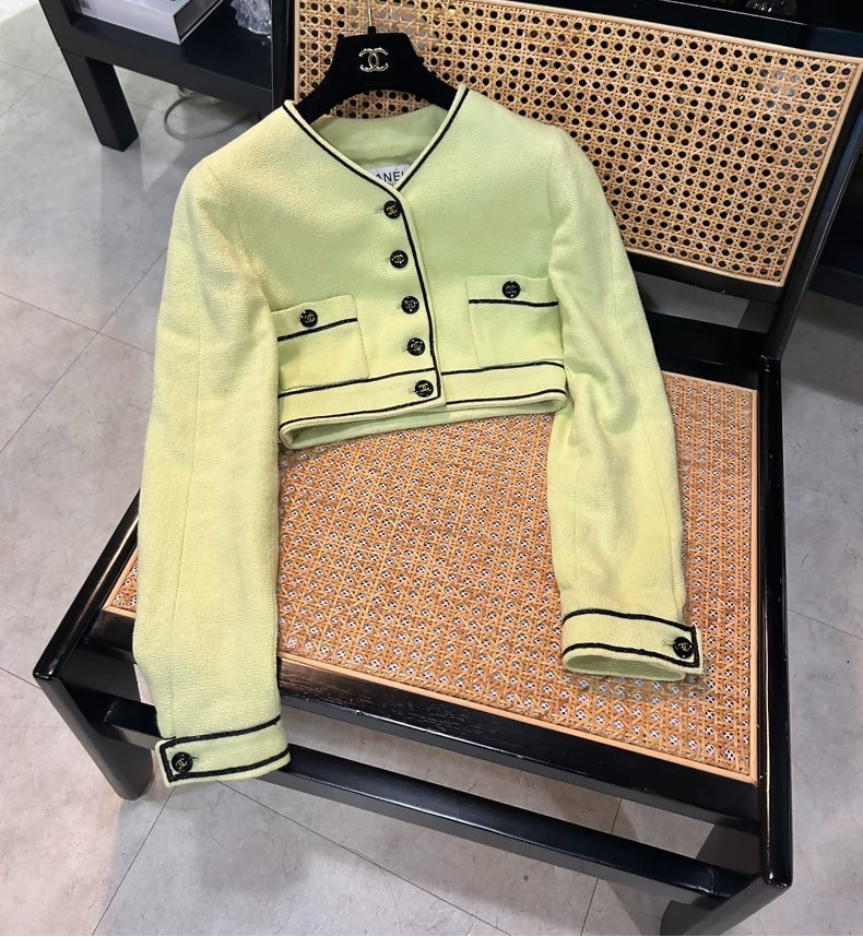 Chanel 95a Barbie Green Jacket