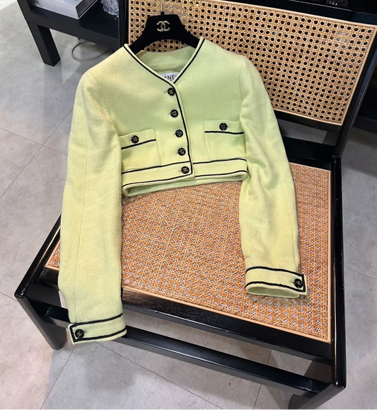 Chanel 95a Barbie Green Jacket