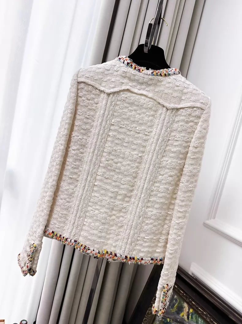 Chanel 2017 ecru tweed Jacket,