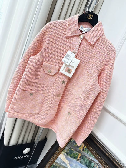 Chanel 25P oversized cardigan
