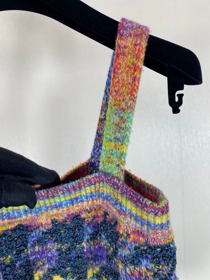 Chanel 20A Colorful Cashmere Knit Camisole
