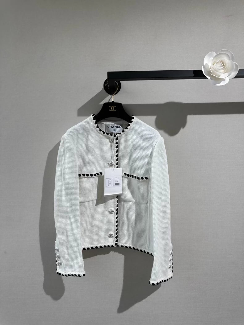 Chanel 21C white jacket