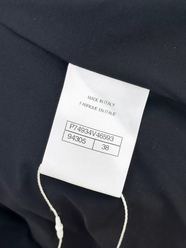 Chanel 23S black bow top