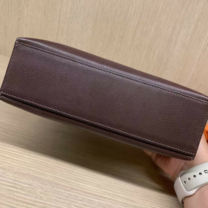 Hermes vintage brown Kelly pochette