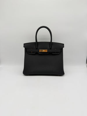 Hermès Birkin 30 Black Togo GHW G 2026