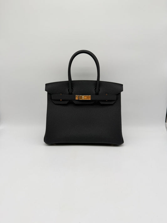 Hermès Birkin 30 Black Togo GHW G 2026