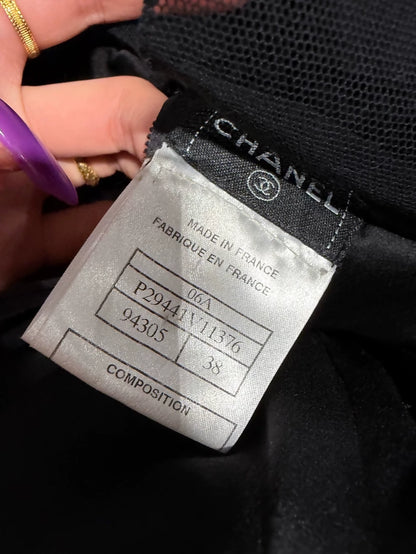 Chanel 06A Black Swarovski Little Black dress