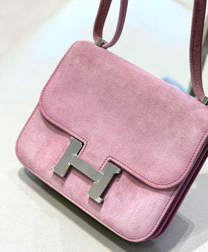 Hermes Constance 18 doblis rose indienne palladium hardware