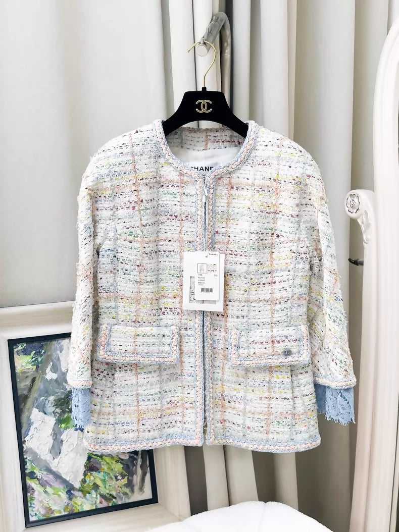 Chanel 19C Colourful tweed Jacket and Dress set