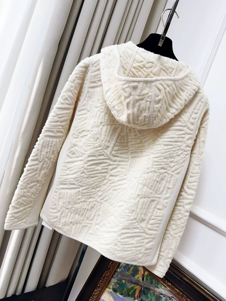 Chanel 21N Coco Neige ecru jacket