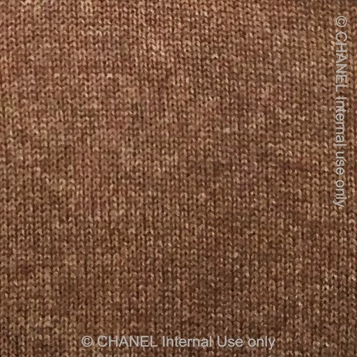 Chanel brown knit strap dress