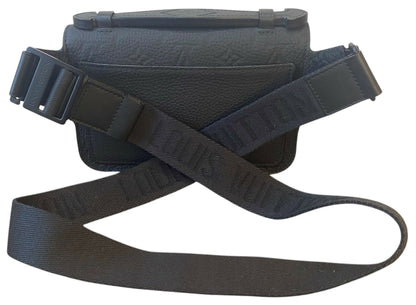 Louis Vuitton Matte Black Taurillon Monogram S Lock Sling Crossbody Waist Bag