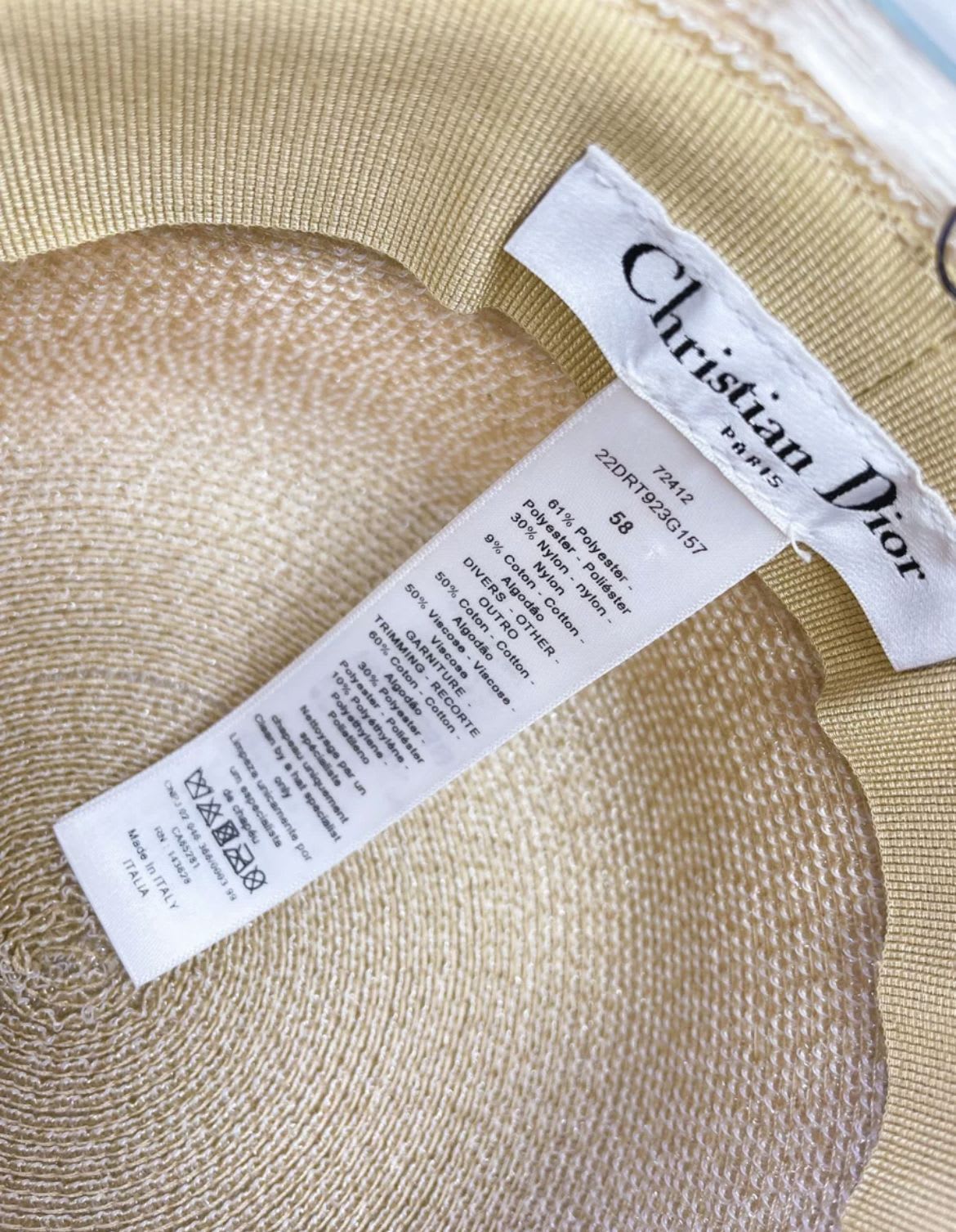 Dior classic woven hat – Wararni.com